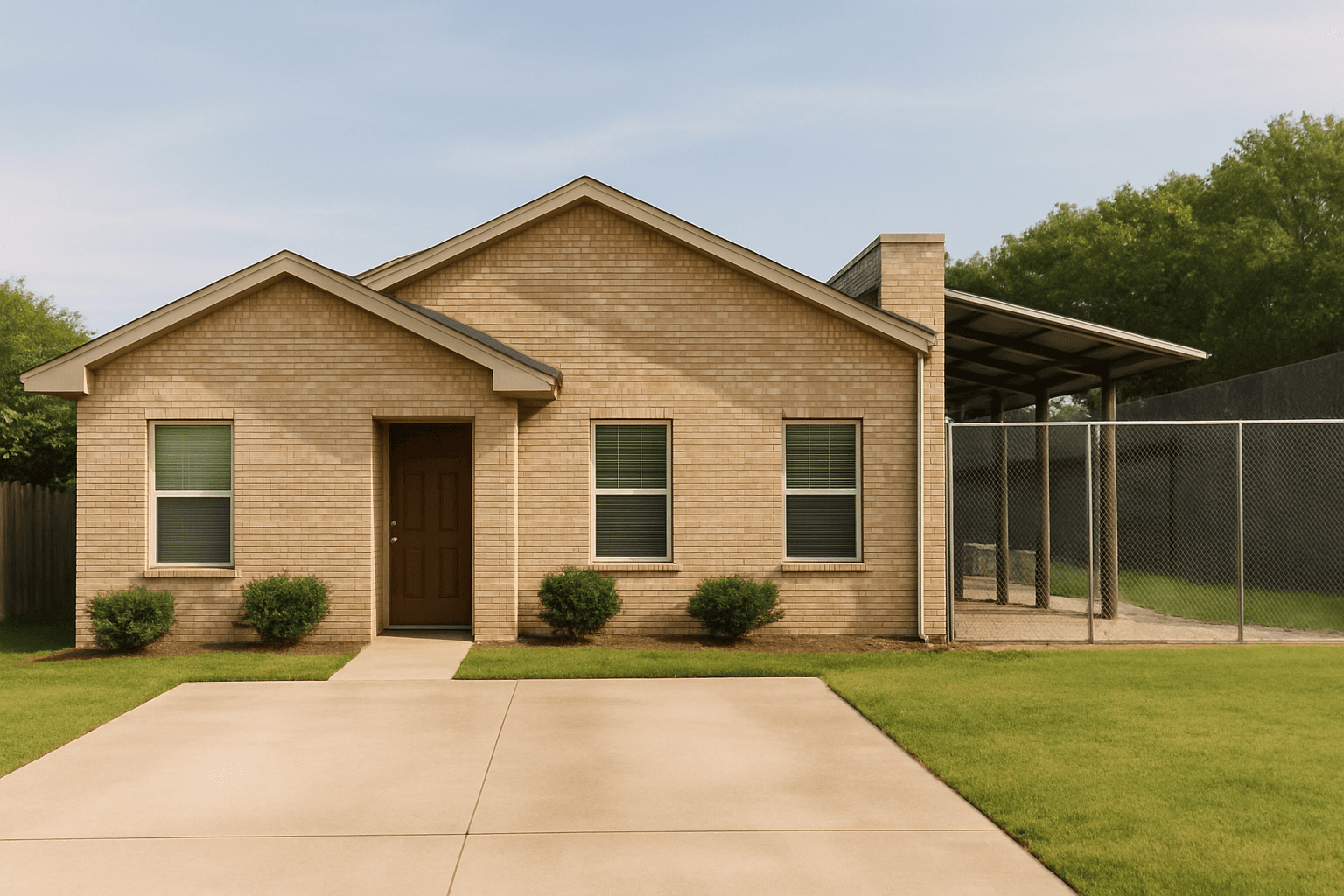Duplex · Shared Wall, Gun Range